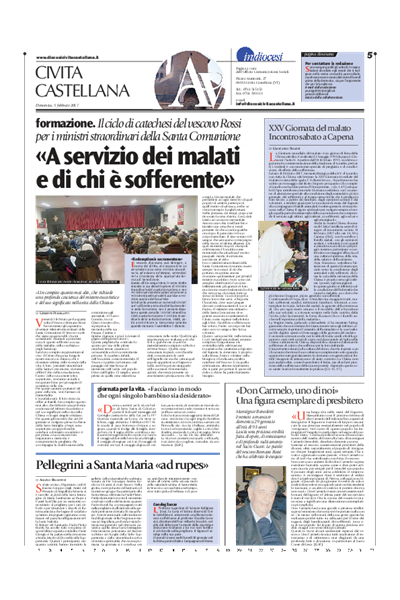 Avvenire - pagina diocesana del 05/02/2017